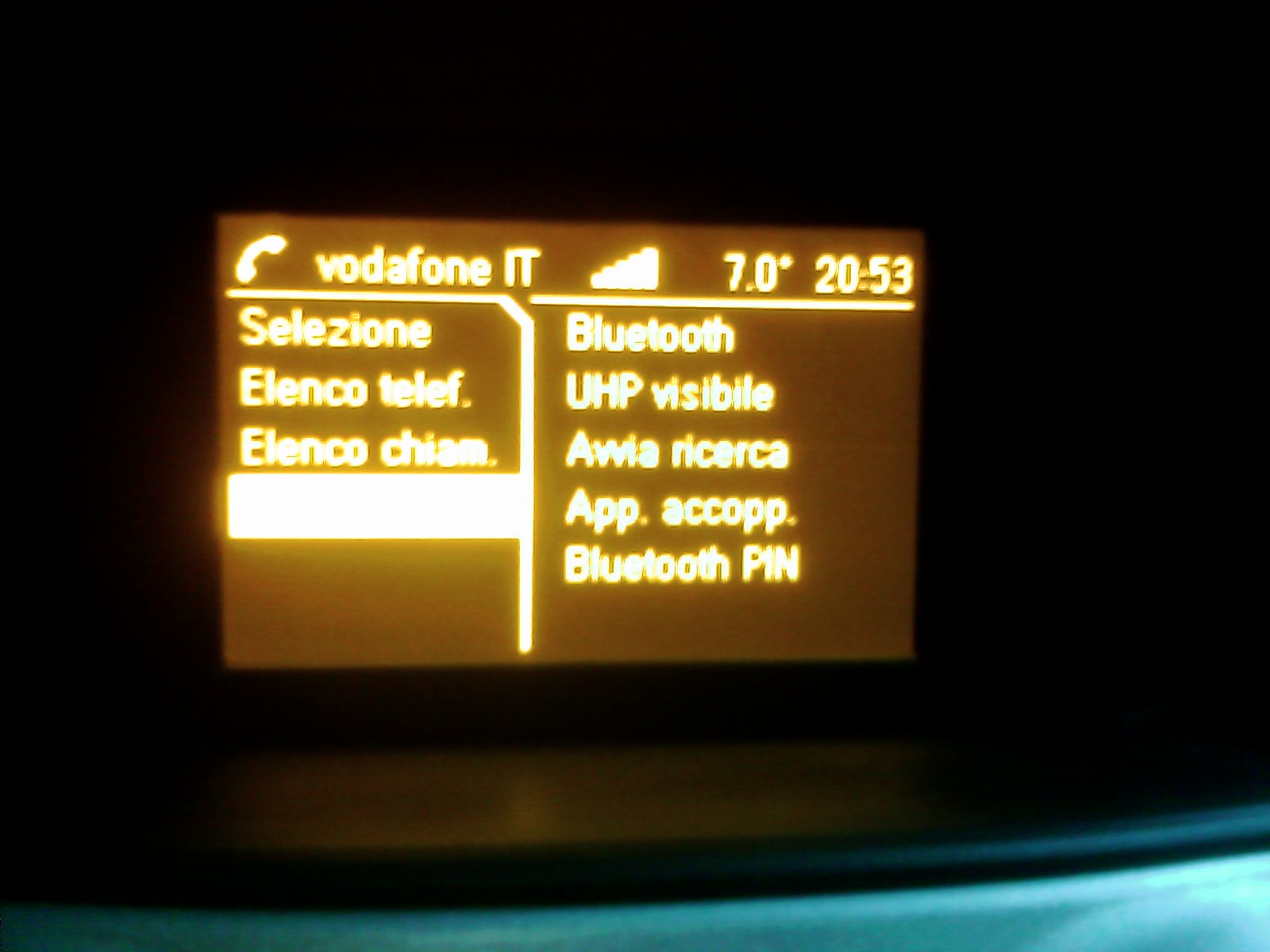 Configurazione Bluetooth