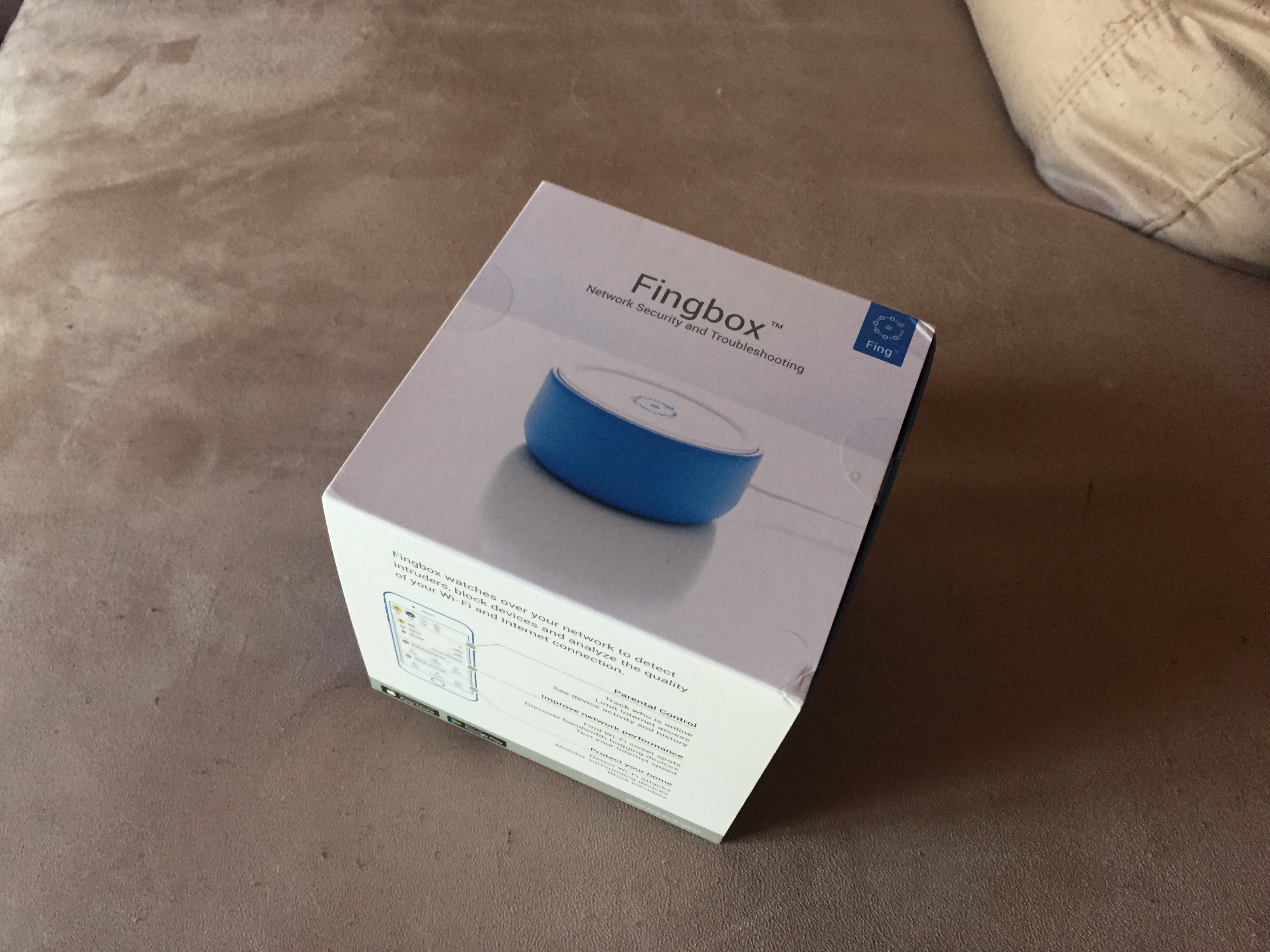 Fingbox package front