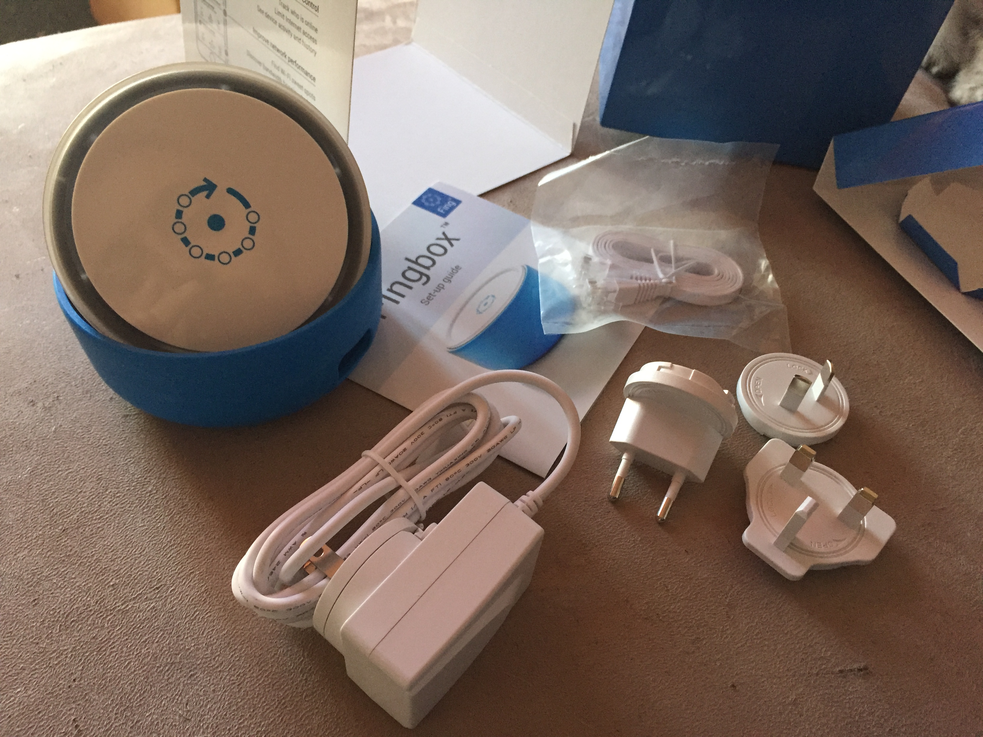 Fingbox hardware close-up